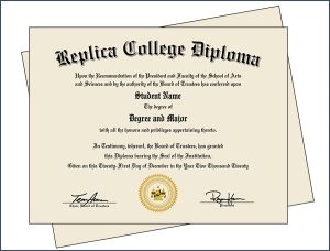 replica high school diploma