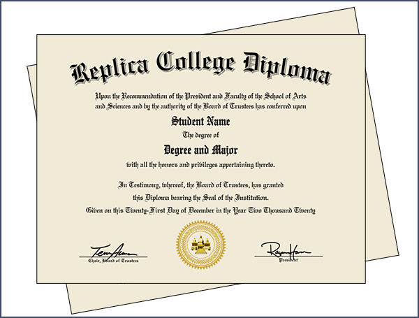 replica high school diploma