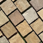 Granite floor tiles
