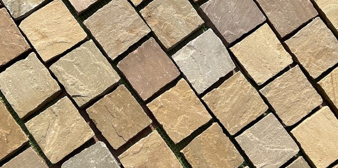 Granite floor tiles