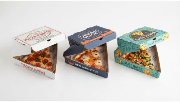 Custom pizza slice boxes wholesale
